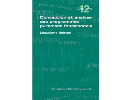 Livro Conception et analyse des programmes purement fonctionnels French Edition de Christian Rinderknecht (Francês)