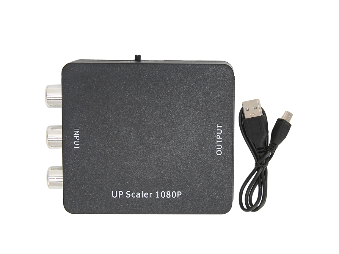 Adaptador Av Para Hdmi Conversor De Vídeo 1080p Hd Com Cabo Usb