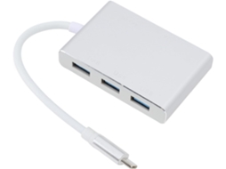 Hub Usb-c Com 5 Portas, Adaptador Divisor Interface Multimídia Usb