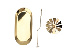 Suporte Giratório de Velas Rotativo Prato Oval Inox Natal Presente