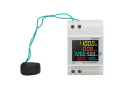 Medidor de Energia Monofásico Rail com Fator de Potência e Frequência Ac250‑450V