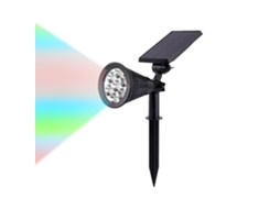 Kit com 4 luminárias solares AQUAFORGE para cerca, escadas, pátio, deck, piscina