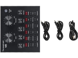 Mesa De Som Profissional Em Metal Preto Com Volume Ajustável