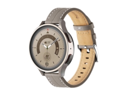 Pulseira Universal De Couro Com Ranhuras Para Realme Watch 3/amazfit Gtr4/4 Pro