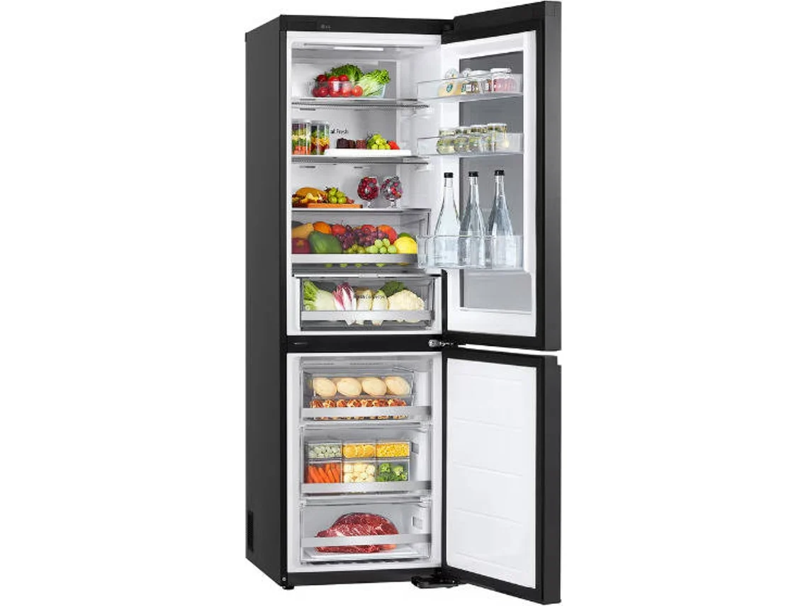 Frigorífico Combinado LG GBG5160CEV Instaview (No Frost - 1,86 cm - 349 L - Inox Preto)