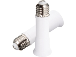 Extensor Telescópico De Soquete Para Lâmpadas Para Cozinhas, Quartos E Salas De Estar So Gokoco (2 Peças)