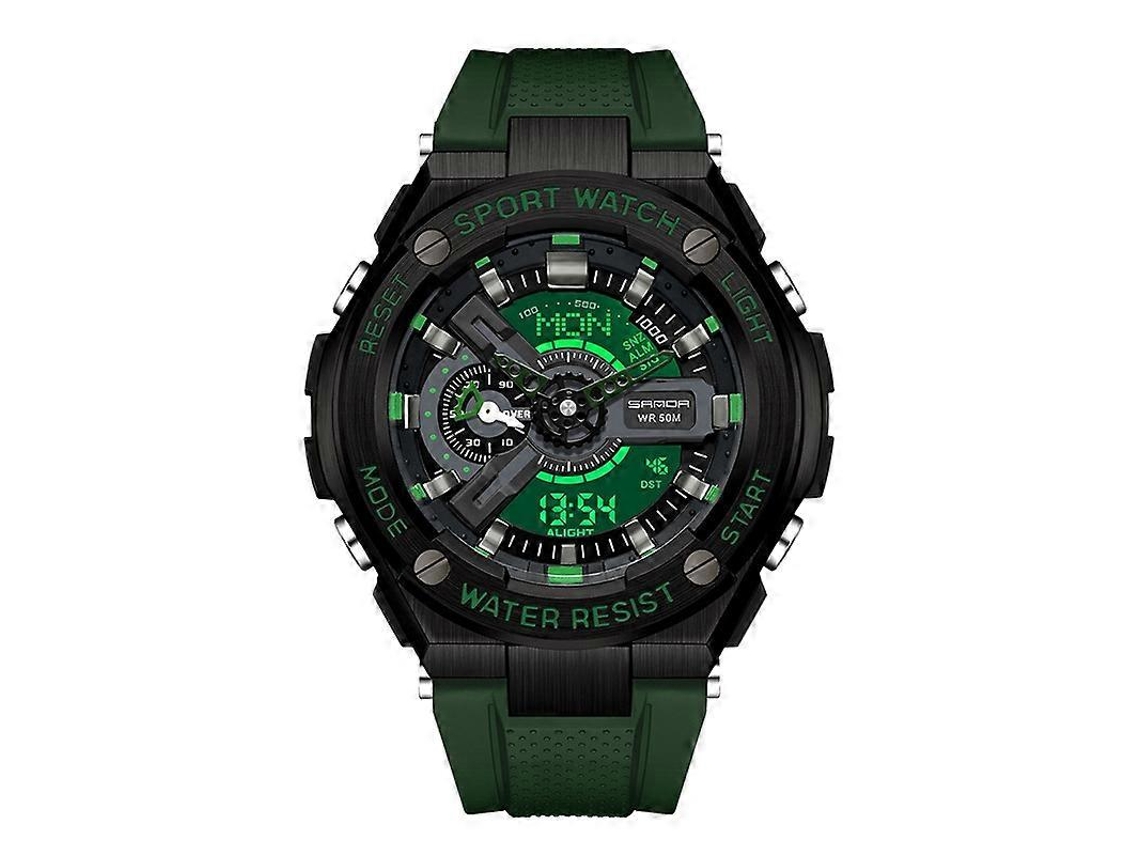 Relógio Esportivo Masculino Sanda 3170 Luminoso E À Prova D'água