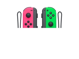 Controle com interruptor, controles esquerdo e direito, design Bluetooth clássico em rosa e verde YUNZII (acompanha um par de pulseiras)