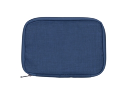 Bolsa Portátil Para Armazenamento De Pulseiras De Relógio Impermeável Case Azul Escuro Para Viagem