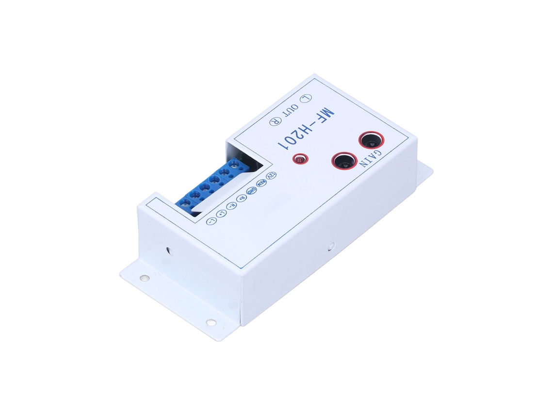 Conversor De Áudio Veicular High To Low Ajustável Com Função De Delay Dc 12v Mf‑h201