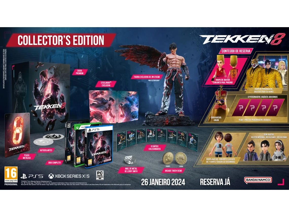 Jogo PS5 Tekken 8 (Collector's Edition)