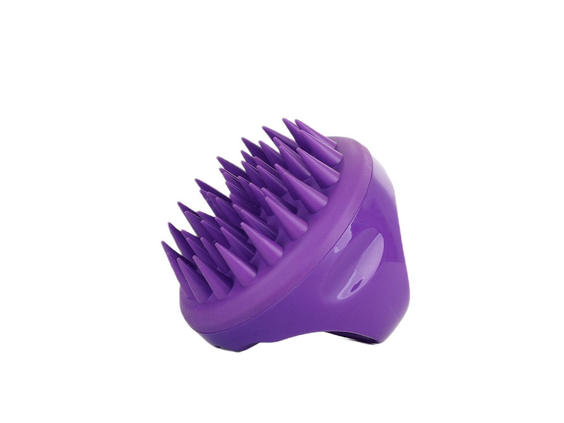 Luxurious Silicone Scalp Massager In Elegant Purple Ecarla