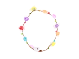 Mali coroa de Cabelo com Led Brilhante Flor de Espuma para Noivas e Princesas Infantis