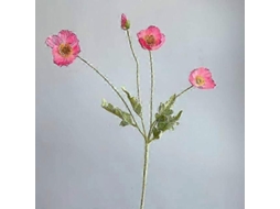 Flores de Papoula GOKOCO em seda com hastes longas para decoração