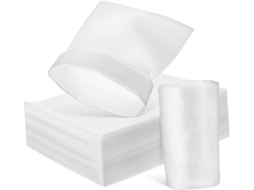 100 Envelopes Acolchoados com Espuma Pe Branca, 30x40cm SFUSHOS
