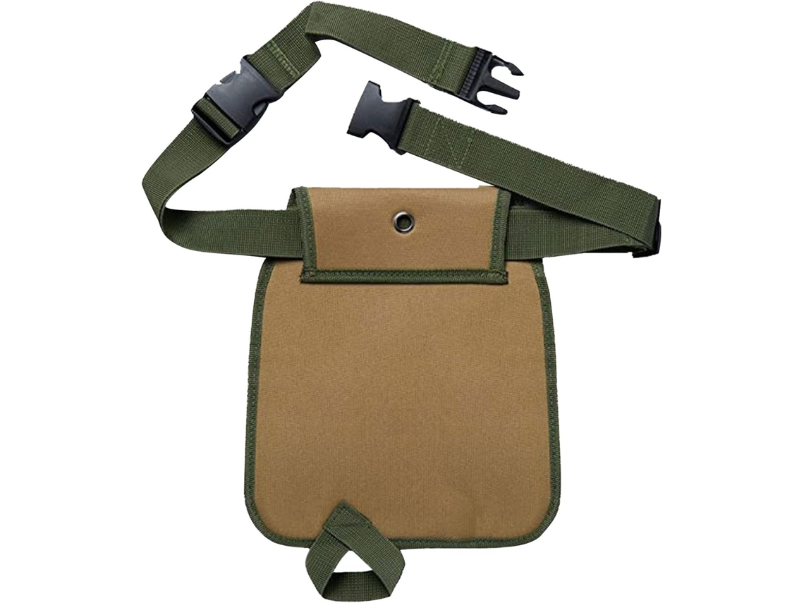 Bolsa de cintura ajustável com 6 compartimentos para carpinteiros, eletricistas e construtores.