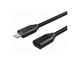 Cabo De Extensão Lightning De 1 M Para Iphone E Ipad, Cabo De Extensão Para Iphone Com Certificação Apple Mfi Fêmea Para Macho. Aquaforge