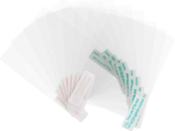 50 Unidades De Películas Adesivas Eletrostáticas Transparentes Para Para-brisa, 80x60mm, Com Aderência Estática.