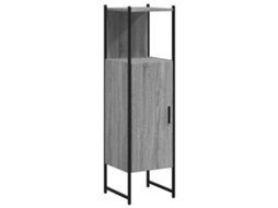 Bathroom Cabinet, Bathroom Cabinets Vidaxl Cinzeto Madeira Processada (n/a)