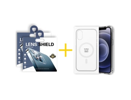 Conjunto De Películas De Ecrã Câmara Magsafe Para Iphone 16 Pro Gandy Transparente (2un)
