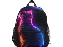 Mochila Neon Com Estampa Gato Para Bebês, Meninas, Meninos Crianças. Escolar, Mini Pré-escolar, Crianças 3 8