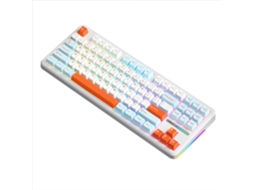 Teclado Mecânico Aula F87 Teclado Sem Fio Com Estrutura De Junta E Conectividade Tri Mode Teclado Para Jogos