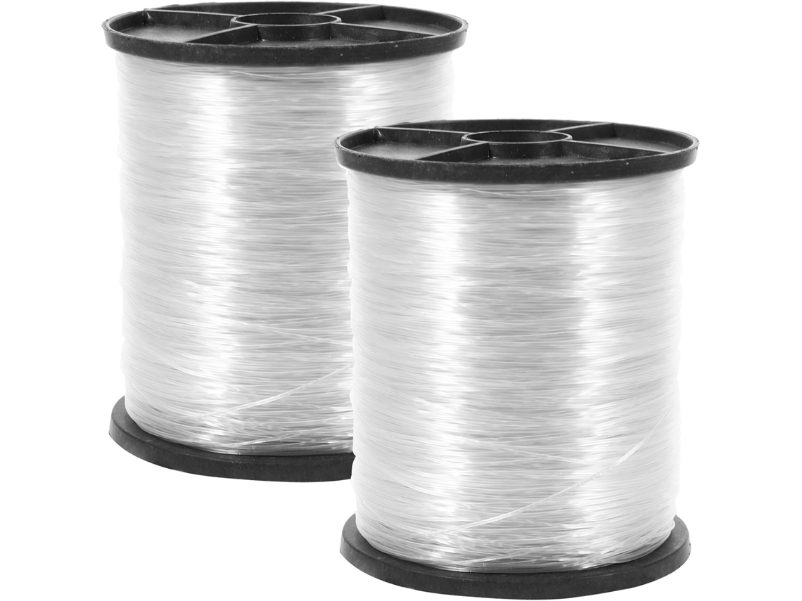 Sherchpry 2-rolos De Fio Invisível Para Pendurar Quadros E Decorações Natal Pesca