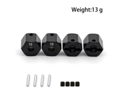 Adaptador De Cubo Hexagonal Laxiscreed Para Carros Rc 1/10 De Alta Performance