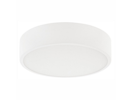 Candeeiro de Teto Dante Aço Branco 36X36X8 Cm EPIKASA