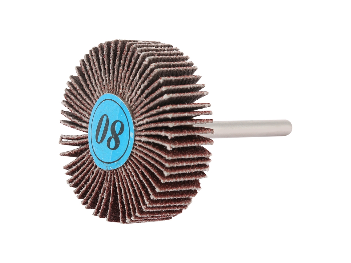 Kit com 10 cabeçotes de rebolo para ferramentas de polimento e desbaste de furadeira elétrica.
