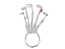 1Pcs Pulseira de Dedo de Caveira para Decorações de Halloween ALLINLESS