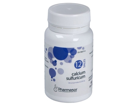 Sal 12. Cálcio Sulfuricum 100 Comprimidos PHARMASOR