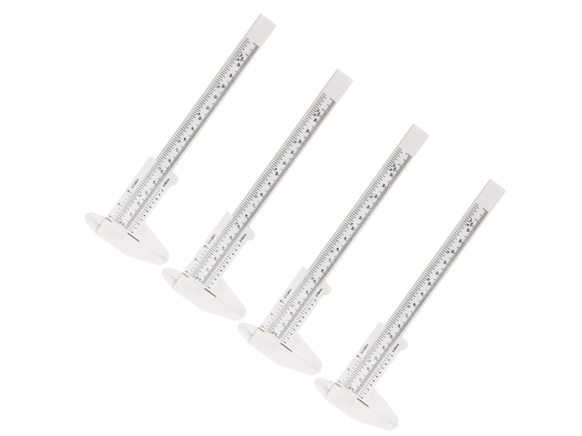Paquímetro Vernier Mini De Plástico Showeroro, Portátil, Medição