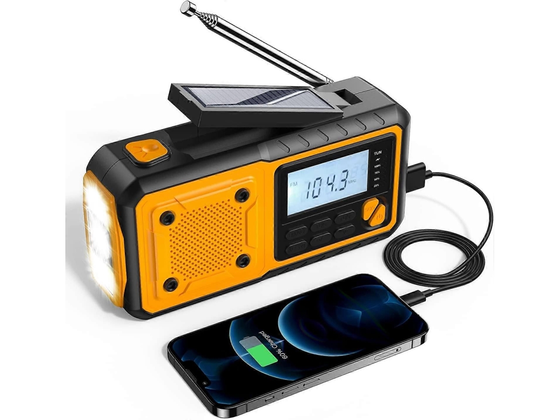 Rádio de bolso GOKOCO com tela de 1,9 polegadas, todas as bandas, recarregável