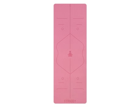 Tapete De eoga Fitpadde Cor De Rosa