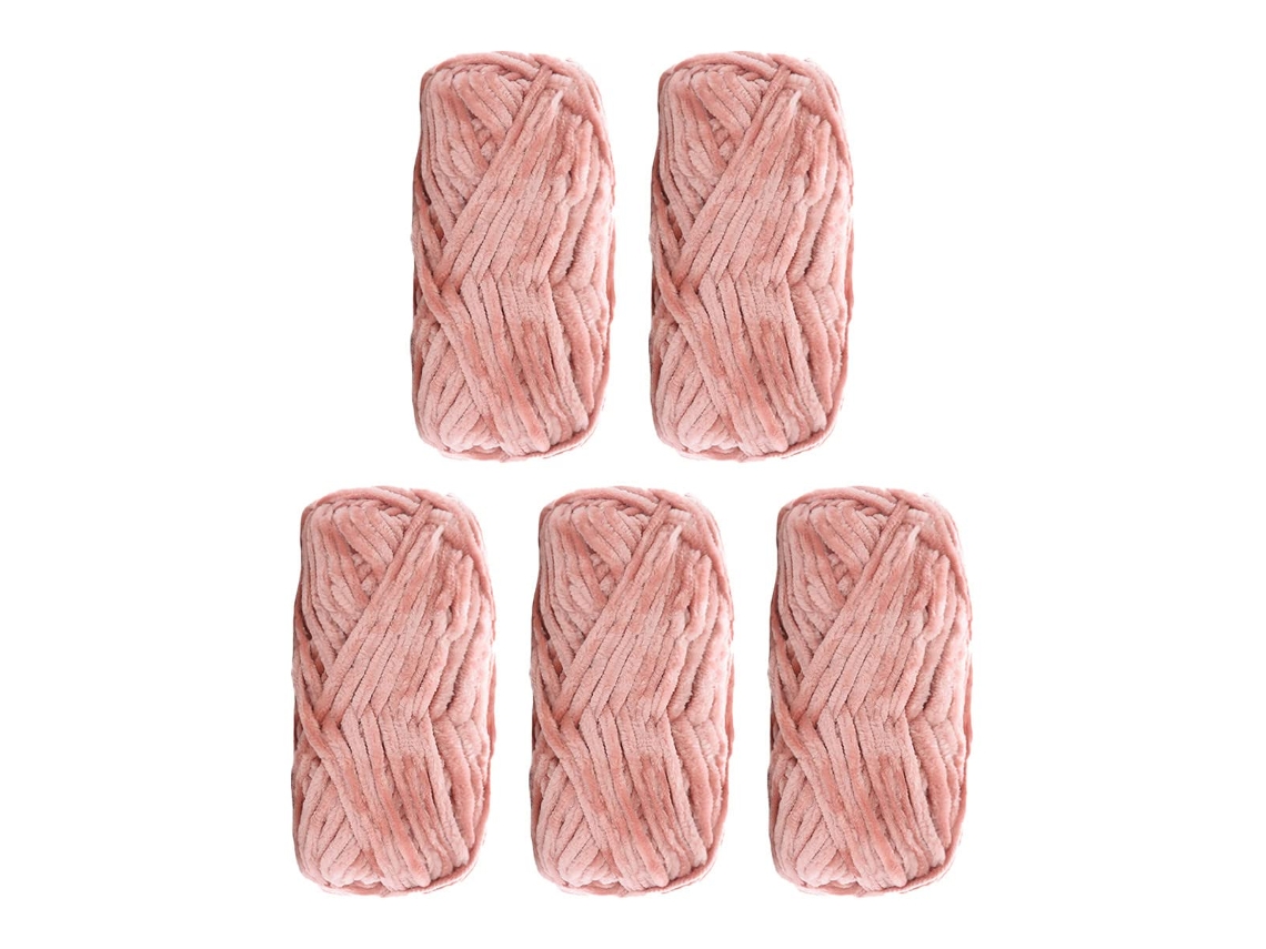 Lurelia Corda Macramê Poliéster 5 Fios 500g 37 Cores Rosa Para Tricô Crochê Decoração Diy