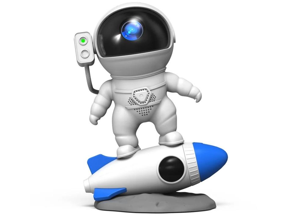 Astronauta Estrela Galáxia Projetor Luz Projetor Estrela Para Quarto Projetor Planetário 360 Ajustável Branco Yizhood