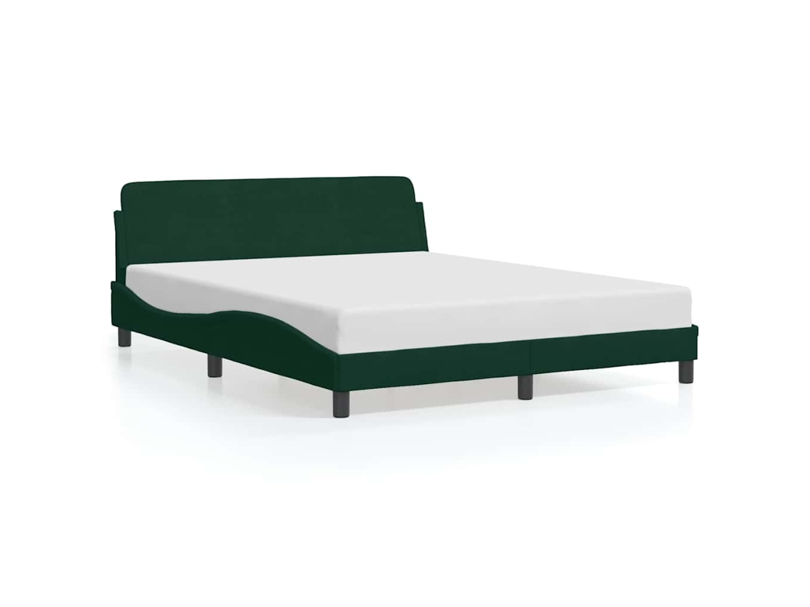 Bed Frame, Bed Frames Vidaxl Verde Veludo (160 X 200 Cm)