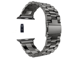 2026 pulseira de Relógio de Aço Inoxidável Preto 44mm para Ios
