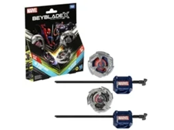 Beyblade X Marvel Collab Homem-Aranha 3-60F vs. Venom 3-80N, embalagem múltipla