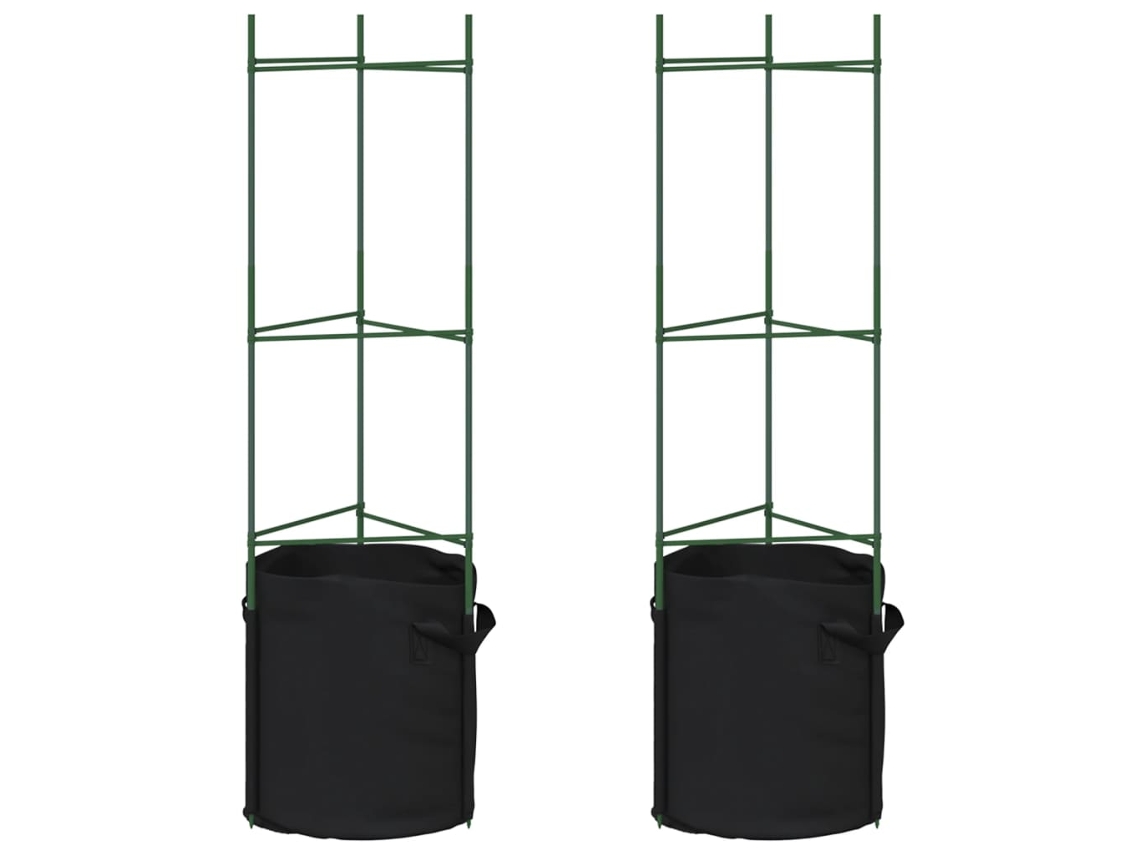 Tomato Cage, Tomato Cages Vidaxl Verde Aço (116 Cm)