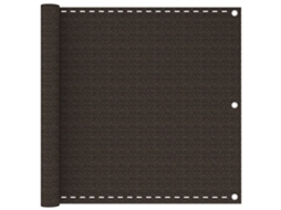 Balcony Screen, Balcony Screens Vidaxl Marrom Polietileno (90 X 400 Cm)