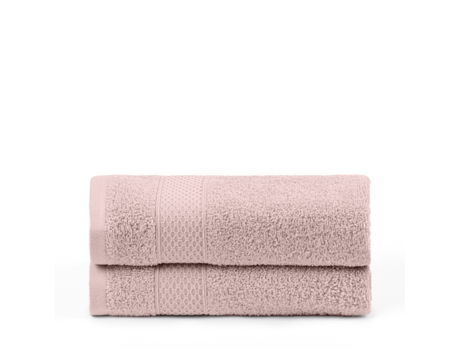 Conjunto De Toalha Boskimo Mano Rosa - 2pcs (30x50)