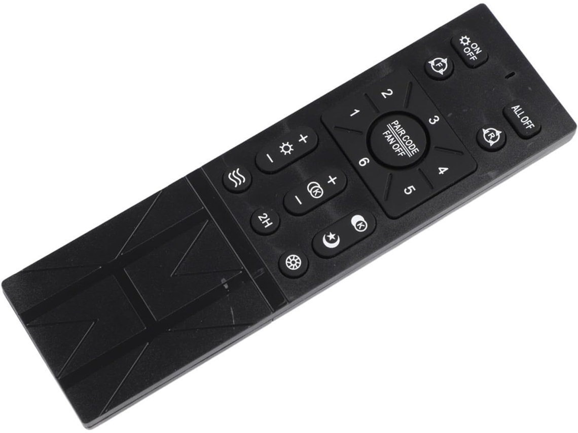Ventilador De Teto Para Quarto Com Luz, Controle Remoto Sem Fio,