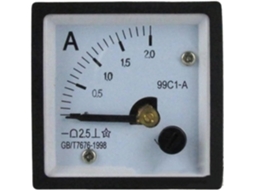 Amperímetro Analógico 99c1-a Tipo Ponteiro Cc (20a Diretamente Ligado)