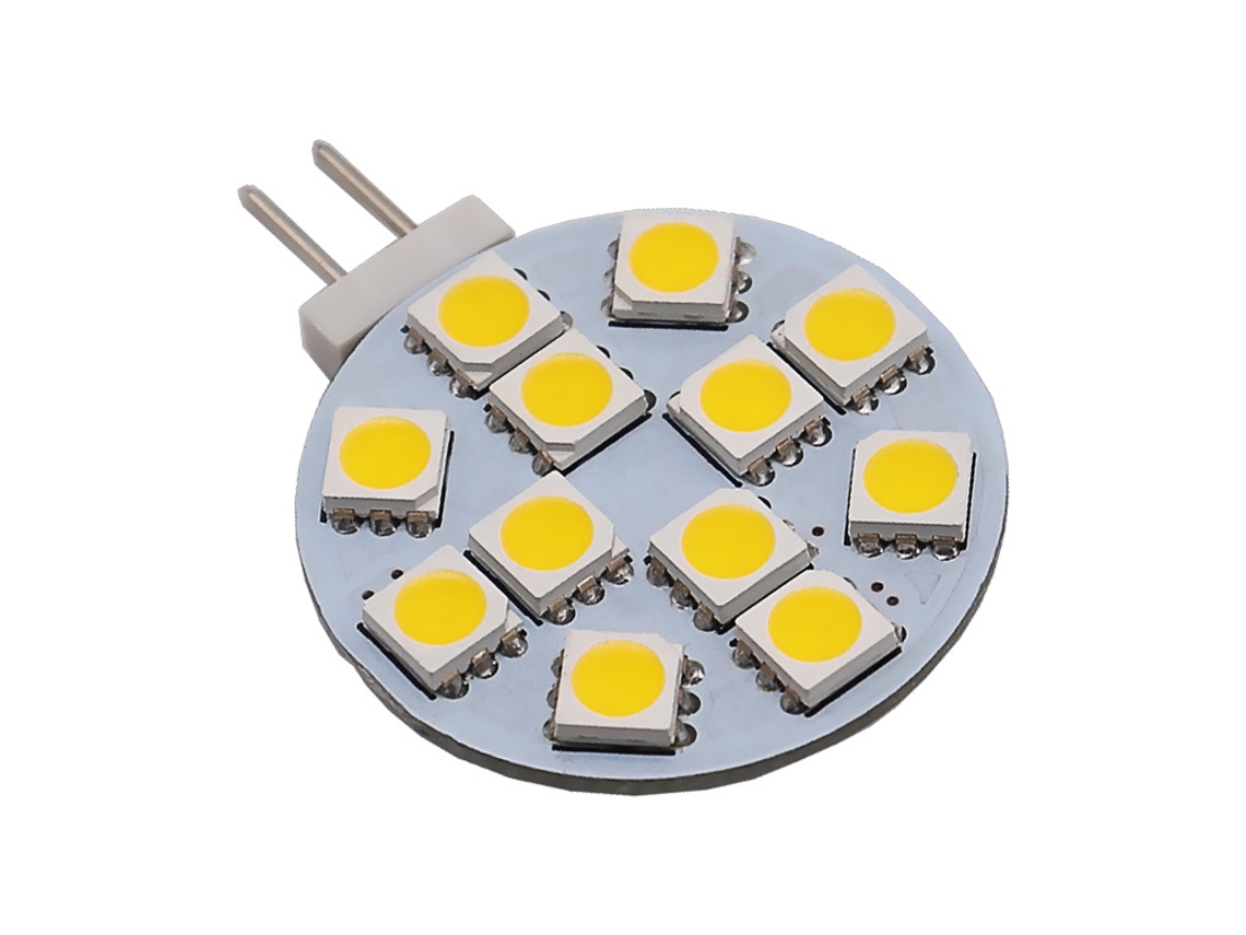 Lâmpada Led G4 1,8 W, 10 30 V, Branco Quente, Não Regulável, Pacote Com 6 Brilvibera
