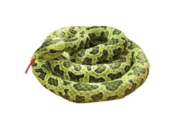 Cobra de pelúcia realista, brinquedo de pegadinha para ambientes internos e externos, como jardins.