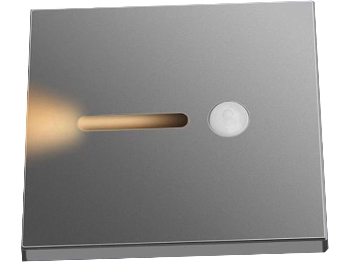 Luminária Noturna Led Com Sensor De Movimento, Indução Em Abs, Pequena