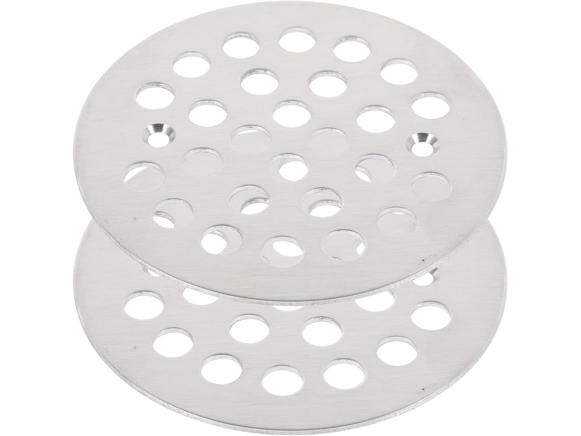 Conjunto De 2 Filtros Ralo Pia Em Aço Inoxidável, Com Material Seguro