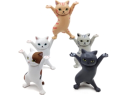 Porta, Canetas Gato Dançarino, Presente para Amantes de Gatos, Gatinhos Dançarinos Criativos para Decoração de Mesa Ou Casa BRILVIBERA
